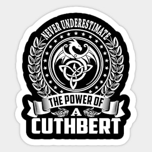 CUTHBERT Sticker